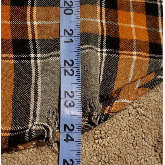 Kendall & Kylie Long Sleeve Button Up Plaid Shirt | Women's Small S Pre-owned - Picture 8 of 9